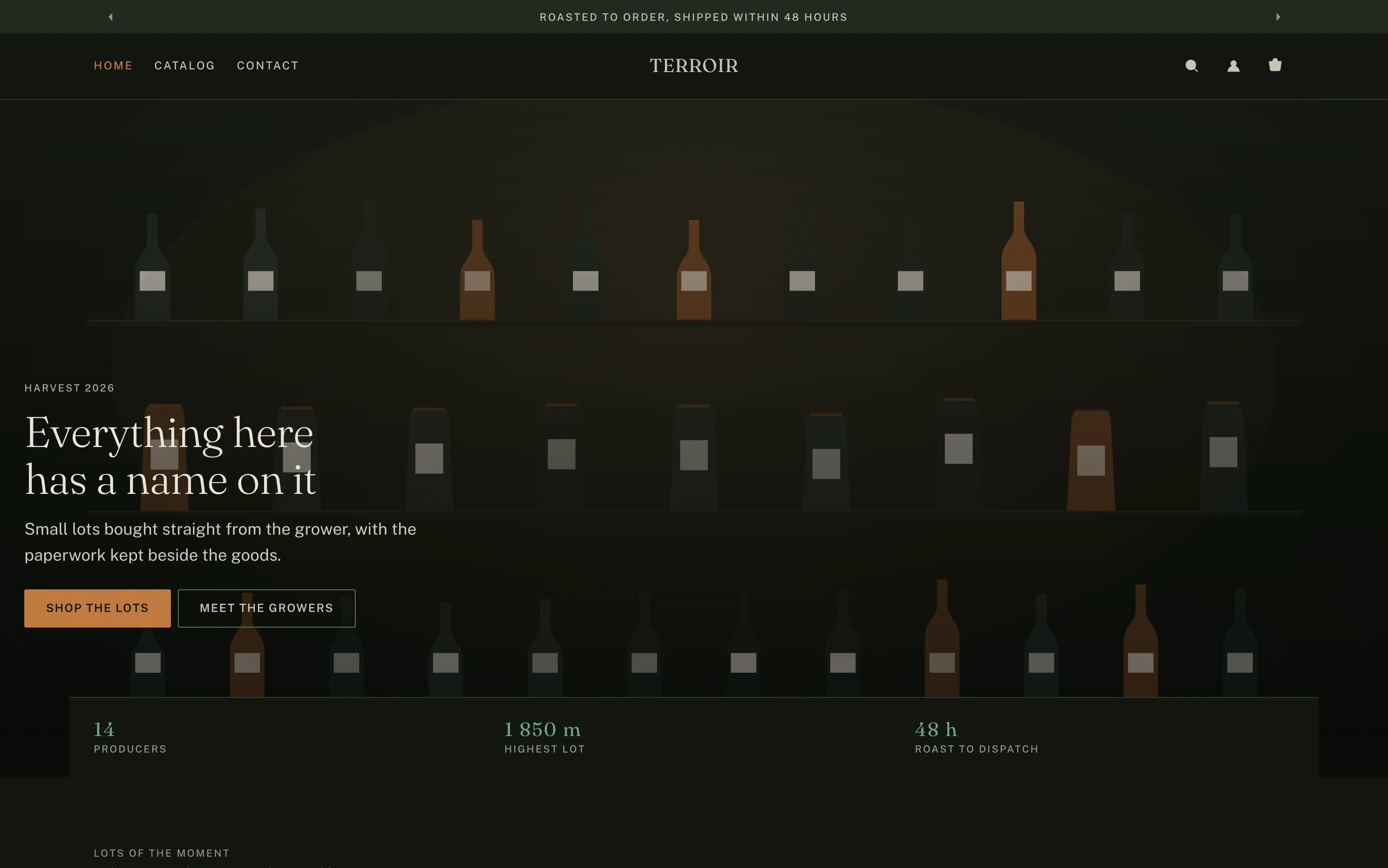 TERROIR — home page