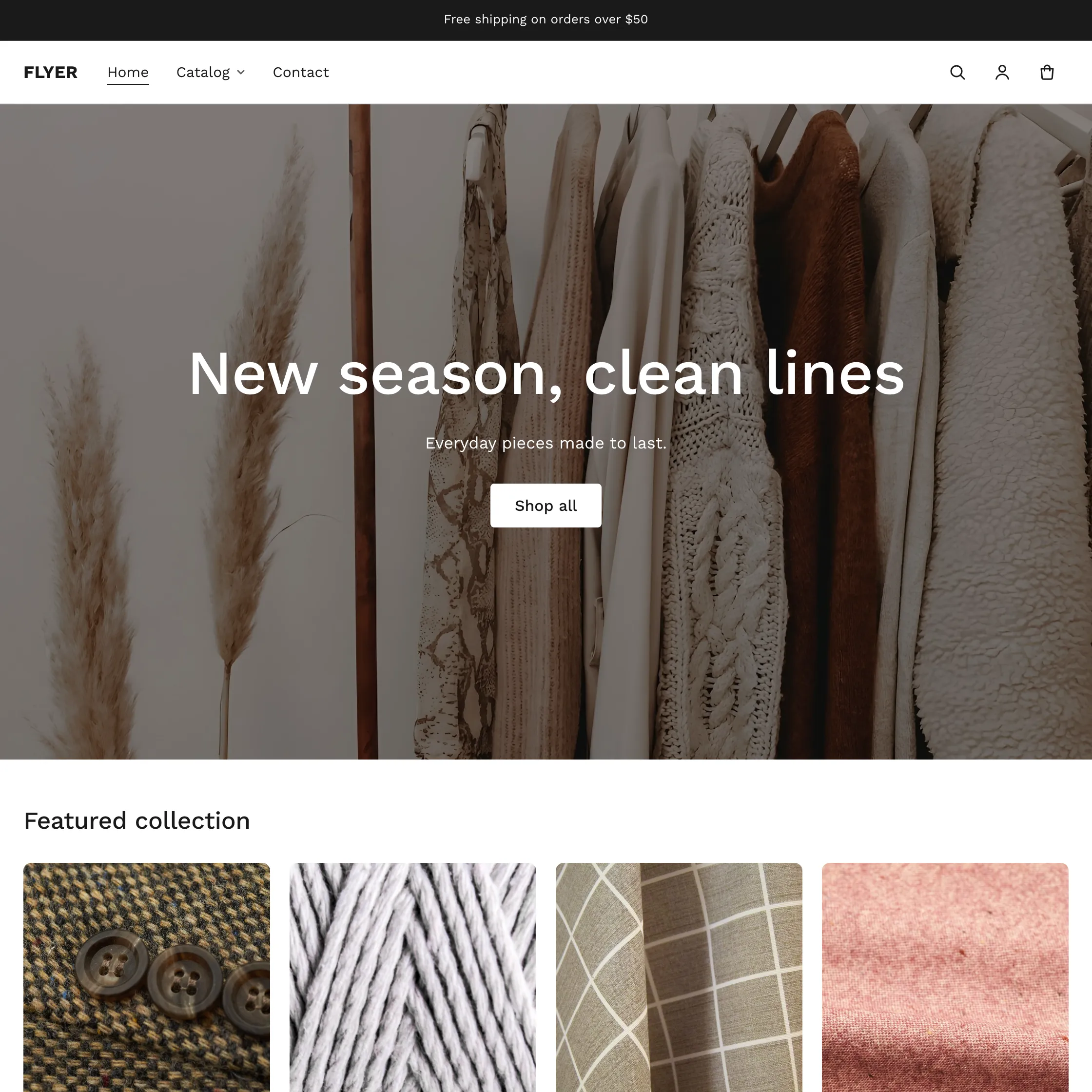 FLYER — home page