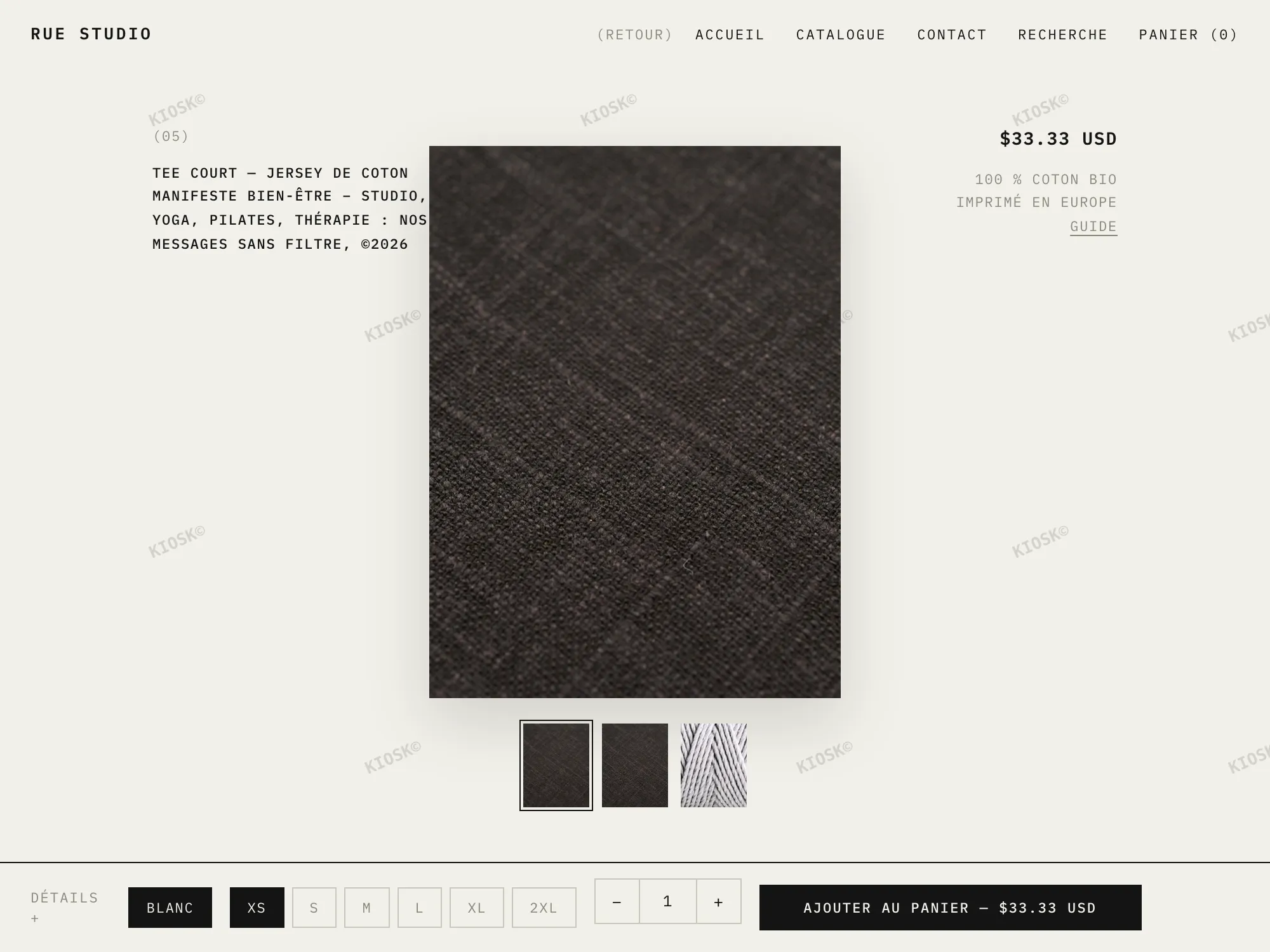 REVUE — page produit