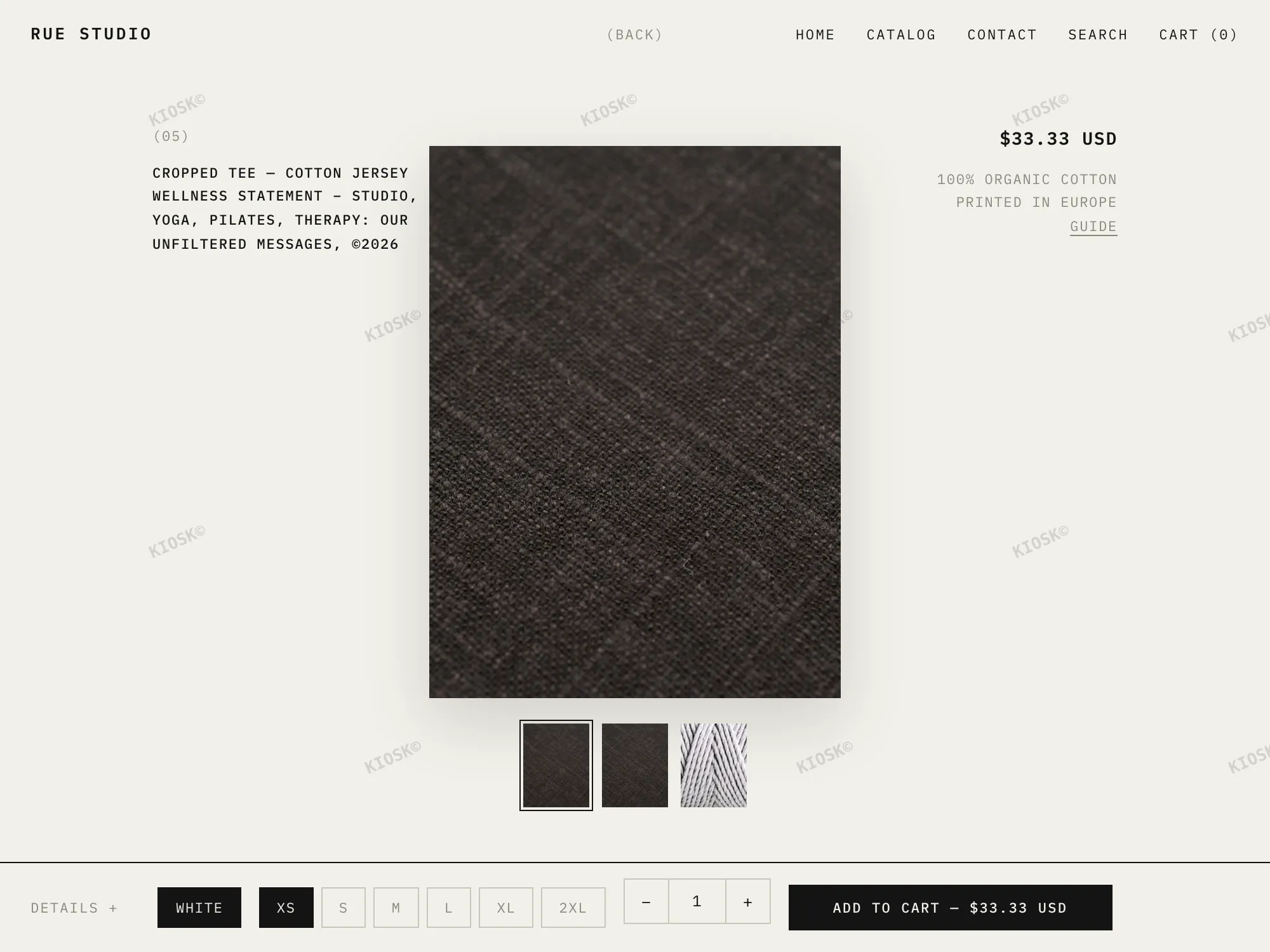 REVUE product page