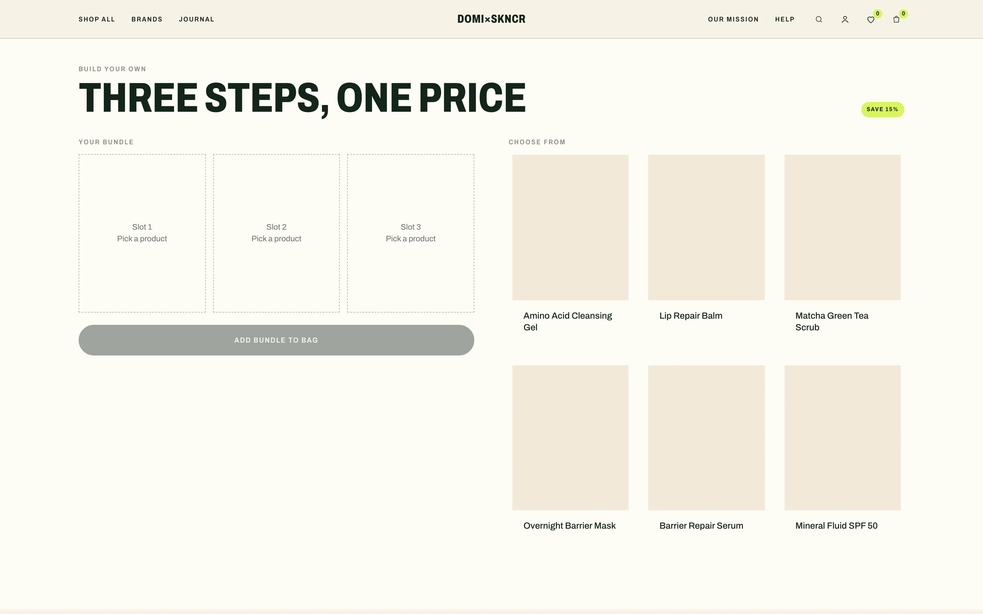 SOIN bundle builder