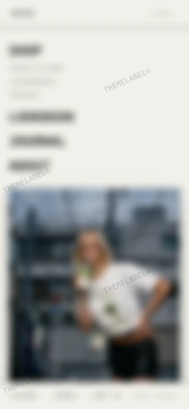 Locked preview — Mobile — menu