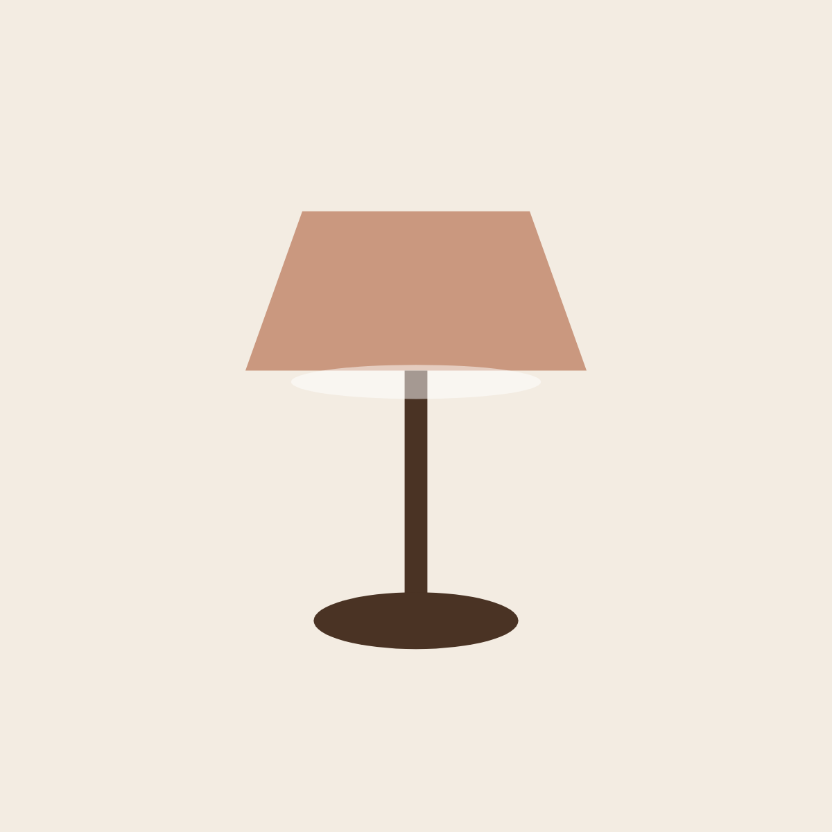 Angle Lamp, line illustration